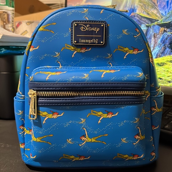 Loungefly Disney Peter Pan and Tinker Bell AOP Mini Backpack - Picture 4 of 10